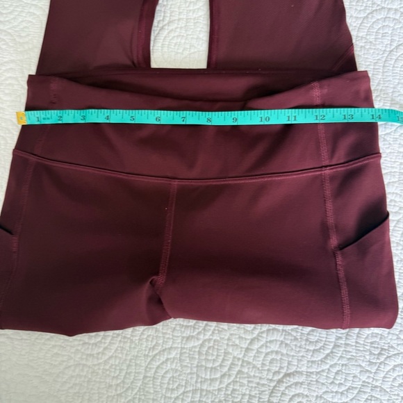 Lululemon Athletica Burgundy Leggings - Picture 7 of 10